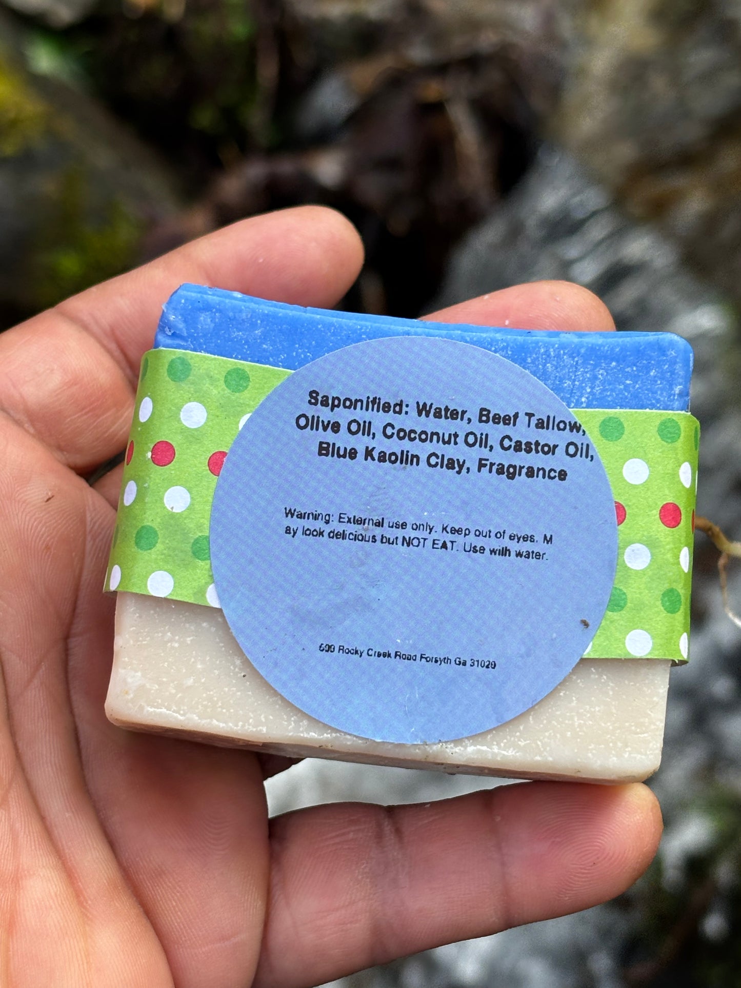 Blackberry Sugar and Vanilla Tallow & Clay Soap