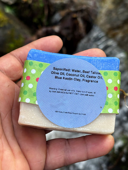 Blackberry Sugar and Vanilla Tallow & Clay Soap