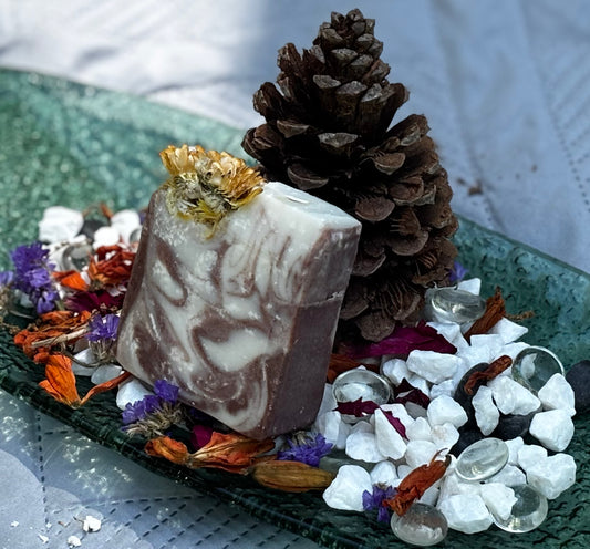 Blackberry Sugar Clay & Tallow Soap Bar